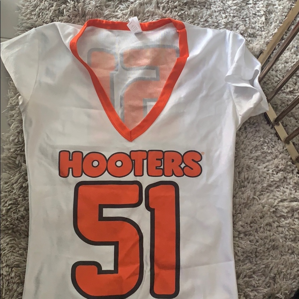 Hooters football shirt